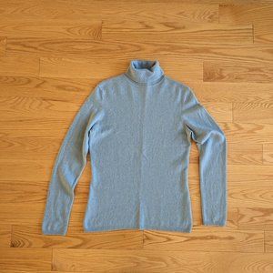 Charter Club Baby Blue Cashmere Turtleneck
